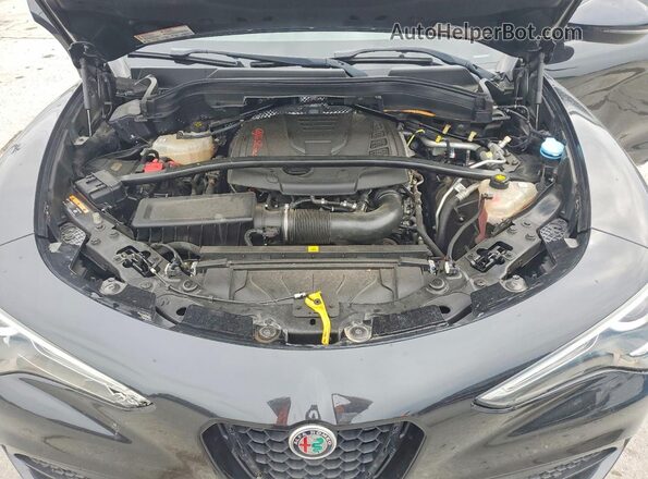 ZASFAKPN6J7B81870 2018 ALFA ROMEO STELVIO Черный Вид подкапотного пространства