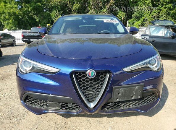 ZASFAKPN7J7B92134 2018 ALFA ROMEO STELVIO Blue Vista frontal