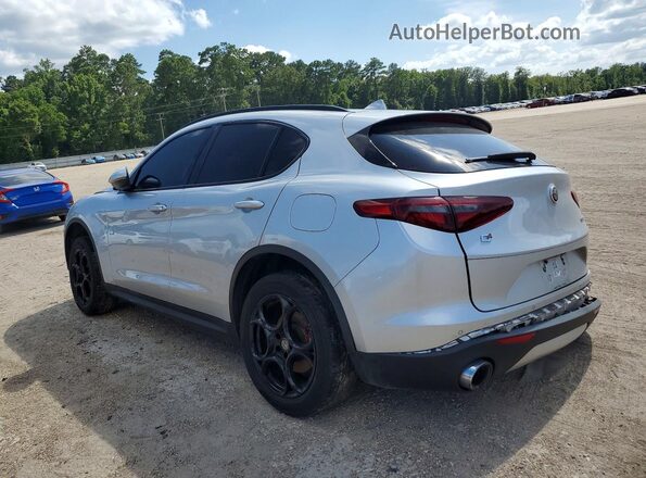 ZASFAKPN9J7B88280 2018 ALFA ROMEO STELVIO Серебряный Задняя левая четверть