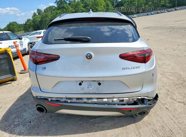 ZASFAKPN9J7B88280 2018 ALFA ROMEO STELVIO Серебряный Вид сзади