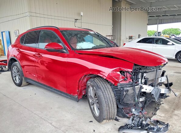 ZASPAJAN2N7D30045 2022 ALFA ROMEO STELVIO Red წინა მარჯვენა