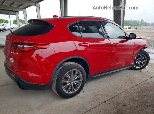 ZASPAJAN2N7D30045 2022 ALFA ROMEO STELVIO Red უკანა მარჯვენა