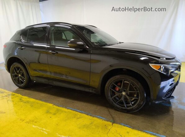 ZASPAJAN4L7C95070 2020 ALFA ROMEO STELVIO Black წინა მარჯვენა
