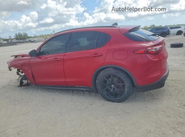 ZASPAJAN4L7C96803 2020 ALFA ROMEO STELVIO Red Trasero izquierdo