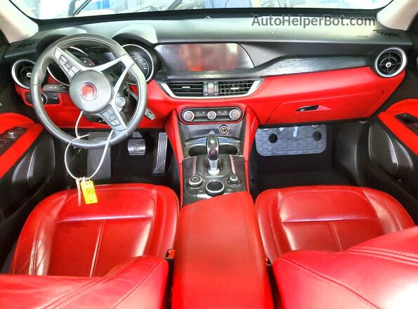 ZASPAJAN5K7C68359 2019 ALFA ROMEO STELVIO White წინა პანელის ხედი