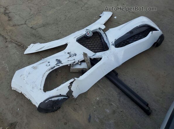 ZASPAJAN5K7C68359 2019 ALFA ROMEO STELVIO White VIN კოდის სტიკერის ხედი