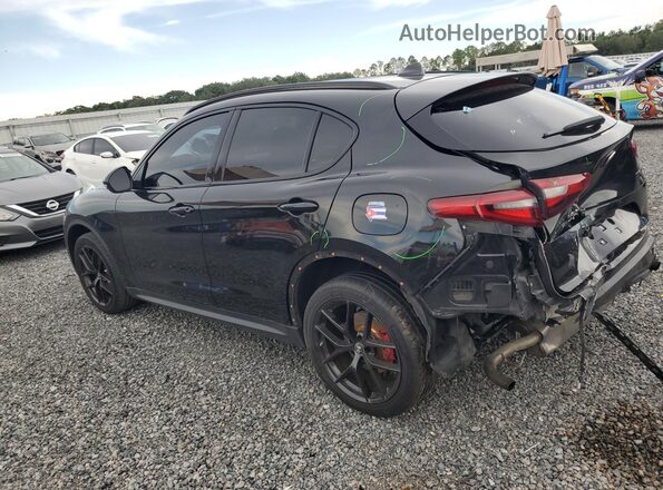 ZASPAJAN7K7C41132 2019 ALFA ROMEO STELVIO Black უკანა მარცხენა
