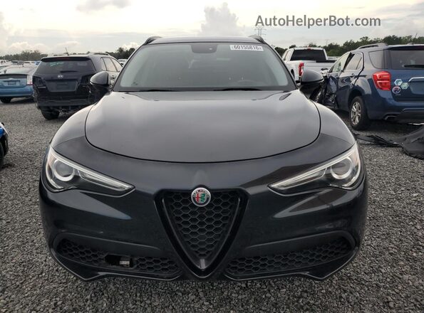 ZASPAJAN7K7C41132 2019 ALFA ROMEO STELVIO Black წინა ხედი