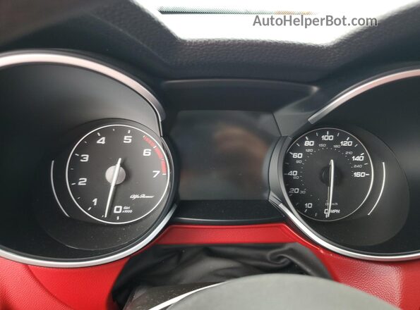 ZASPAJAN7K7C41132 2019 ALFA ROMEO STELVIO Black ხელსაწყოთა პანელის ხედი