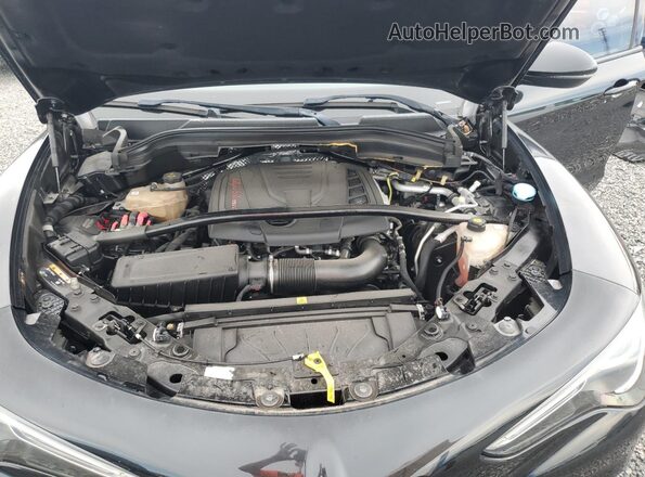 ZASPAJAN7K7C41132 2019 ALFA ROMEO STELVIO Black უკანა სალონის ხედი