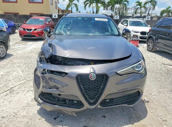 ZASPAJAN9M7D11992 2021 ALFA ROMEO STELVIO Серый Вид спереди
