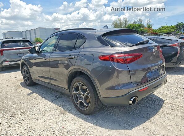 ZASPAJAN9M7D11992 2021 ALFA ROMEO STELVIO Серый Задняя левая четверть