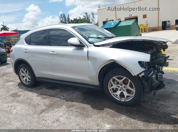ZASPAJANXL7C90925 2020 ALFA ROMEO STELVIO Серебряный Вид задней части салона