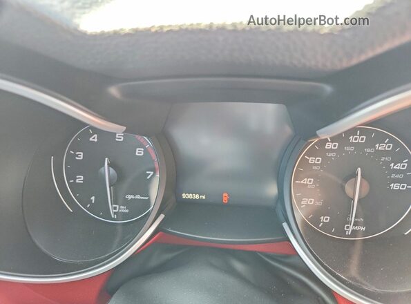 ZASPAJANXL7C94179 2020 ALFA ROMEO STELVIO Black Սարքավորումների վահանակի տեսք