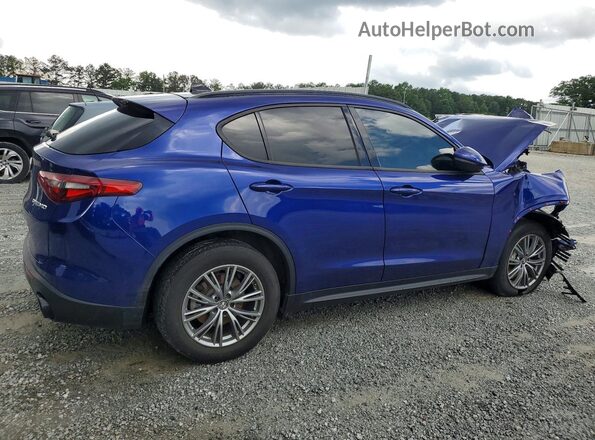 ZASPAKAN1N7D28342 2022 ALFA ROMEO STELVIO Blue Tył prawy