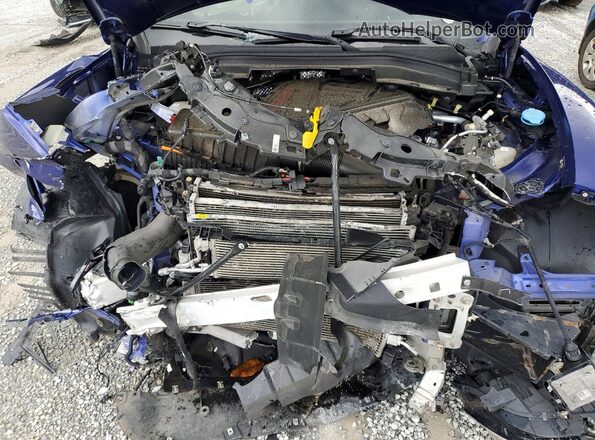 ZASPAKAN1N7D28342 2022 ALFA ROMEO STELVIO Blue Widok komory silnika