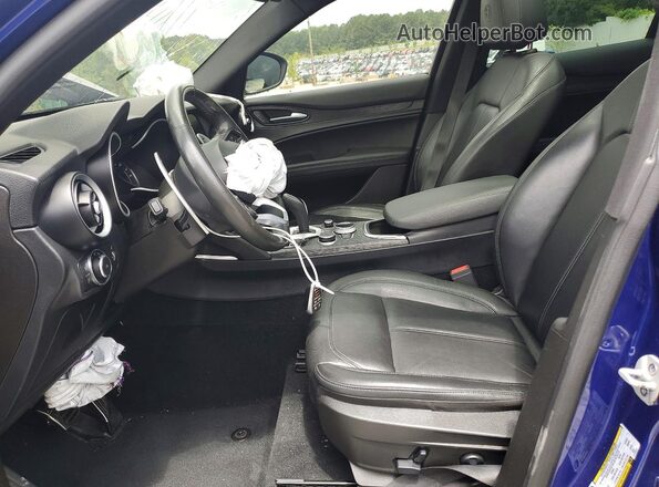 ZASPAKAN1N7D28342 2022 ALFA ROMEO STELVIO Blue Widok wnętrza z przodu