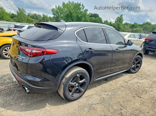 ZASPAKAN4K7C70562 2019 ALFA ROMEO STELVIO Черный Задняя правая четверть