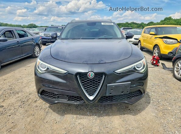 ZASPAKAN4K7C70562 2019 ALFA ROMEO STELVIO Черный Вид спереди