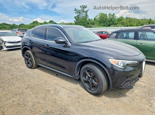 ZASPAKAN4K7C70562 2019 ALFA ROMEO STELVIO Черный Передняя правая четверть