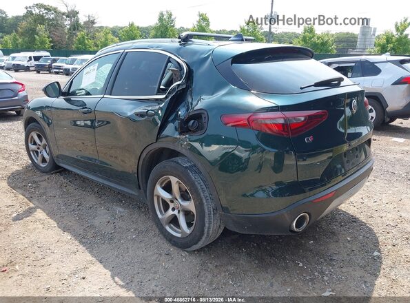 ZASPAKAN5M7D11834 2021 ALFA ROMEO STELVIO Green Trasero izquierdo