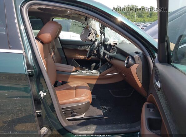ZASPAKAN5M7D11834 2021 ALFA ROMEO STELVIO Green Vista interior delantera