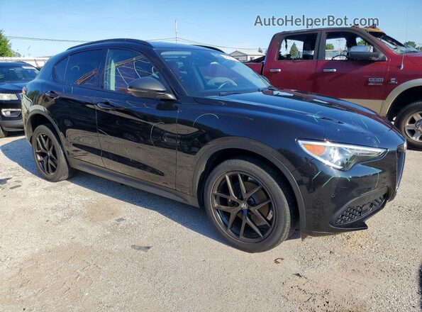 ZASPAKAN7K7C41797 2019 ALFA ROMEO STELVIO Black წინა მარჯვენა