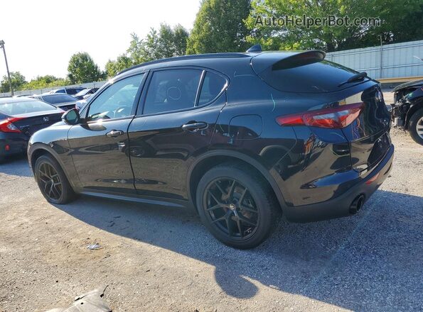 ZASPAKAN7K7C41797 2019 ALFA ROMEO STELVIO Black უკანა მარცხენა