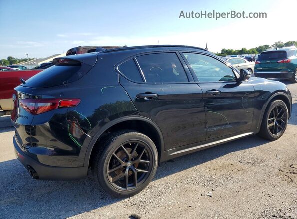 ZASPAKAN7K7C41797 2019 ALFA ROMEO STELVIO Black უკანა მარჯვენა