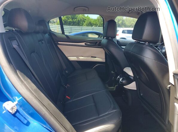 ZASPAKAN8K7C49052 2019 ALFA ROMEO STELVIO Blue Вид задньої частини салону