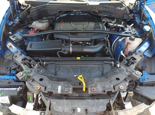 ZASPAKAN8K7C49052 2019 ALFA ROMEO STELVIO Blue Вид підкапотного простору