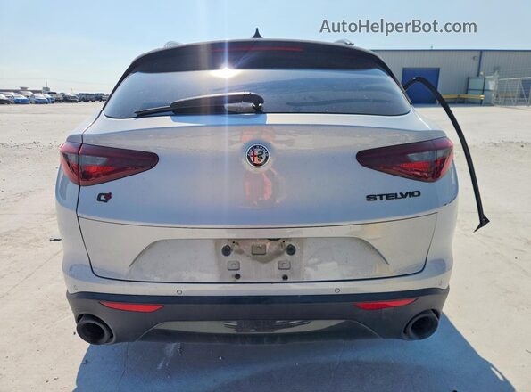 ZASPAKAN8L7C89410 2020 ALFA ROMEO STELVIO Серебряный Вид сзади