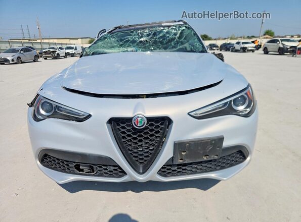 ZASPAKAN8L7C89410 2020 ALFA ROMEO STELVIO Серебряный Вид спереди