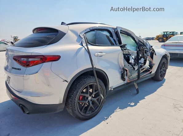 ZASPAKAN8L7C89410 2020 ALFA ROMEO STELVIO Серебряный Задняя правая четверть
