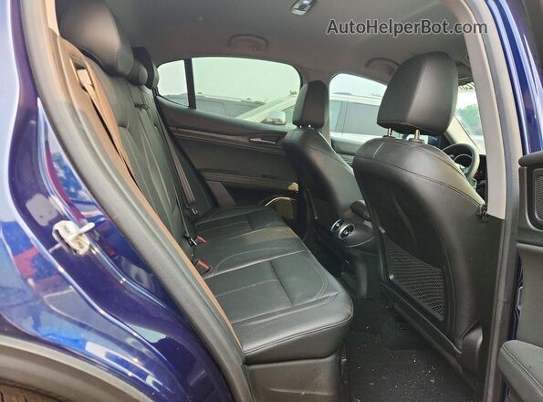 ZASPAKAN9K7C41560 2019 ALFA ROMEO STELVIO Blue Widok wnętrza z tyłu