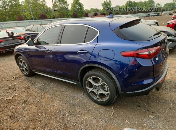 ZASPAKAN9K7C41560 2019 ALFA ROMEO STELVIO Blue Tył lewy