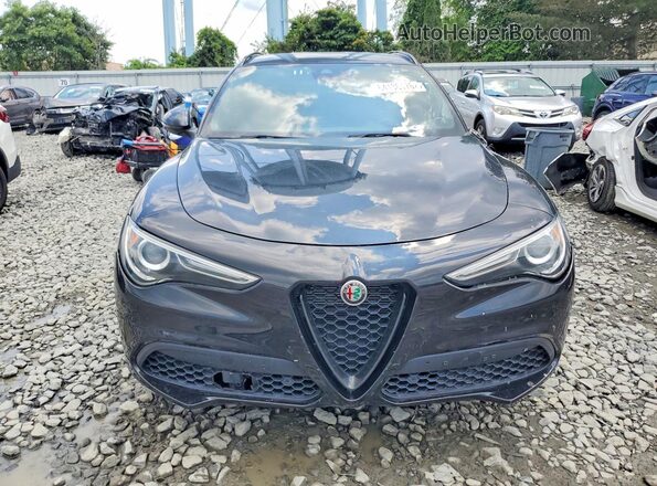 ZASPAKAN9N7D30629 2022 ALFA ROMEO STELVIO Black Front view