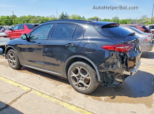 ZASPAKANXM7D08749 2021 ALFA ROMEO STELVIO Black Հետևի ձախ
