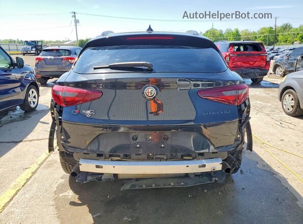 ZASPAKANXM7D08749 2021 ALFA ROMEO STELVIO Black Հետևի տեսք