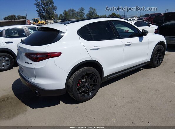 ZASPAKBN0K7C42692 2019 ALFA ROMEO STELVIO White Rear right
