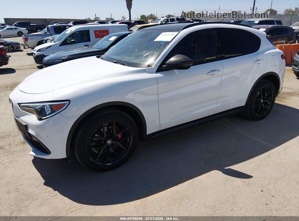ZASPAKBN0K7C42692 2019 ALFA ROMEO STELVIO White Front left