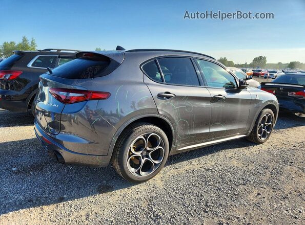 ZASPAKBN0M7D16762 2021 ALFA ROMEO STELVIO Серый Задняя правая четверть