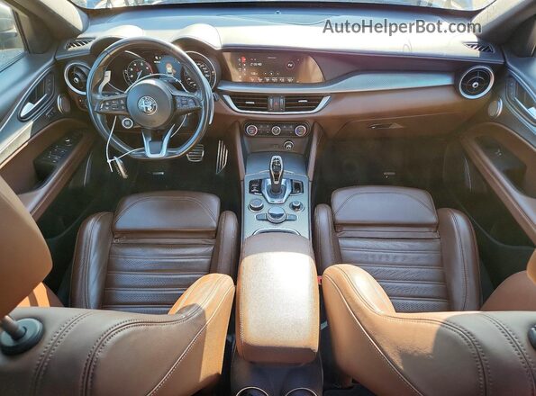ZASPAKBN0M7D16762 2021 ALFA ROMEO STELVIO Серый Вид панели приборов