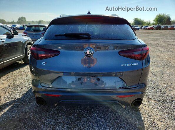ZASPAKBN0M7D16762 2021 ALFA ROMEO STELVIO Серый Вид сзади