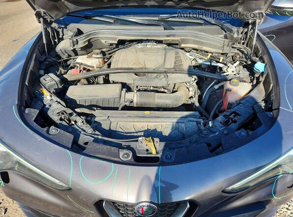 ZASPAKBN0M7D16762 2021 ALFA ROMEO STELVIO Серый Вид подкапотного пространства