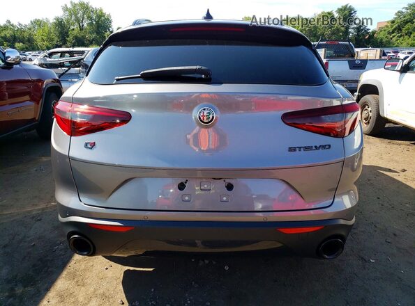ZASPAKBN1K7C42846 2019 ALFA ROMEO STELVIO Gray Вид ззаду