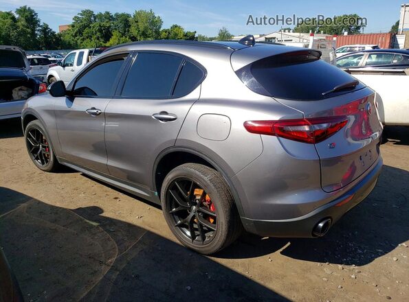 ZASPAKBN1K7C42846 2019 ALFA ROMEO STELVIO Gray Задня ліва чверть