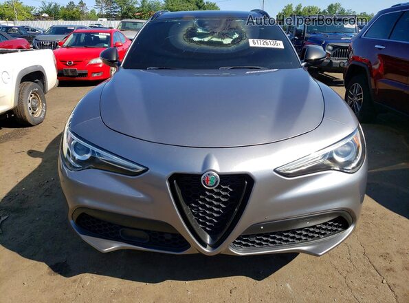 ZASPAKBN1K7C42846 2019 ALFA ROMEO STELVIO Gray Вид спереду