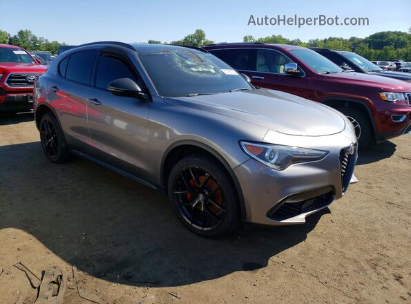 ZASPAKBN1K7C42846 2019 ALFA ROMEO STELVIO Gray Передня права чверть