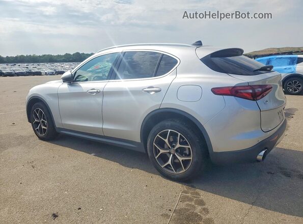 ZASPAKBN1K7C67844 2019 ALFA ROMEO STELVIO Серебряный Задняя левая четверть